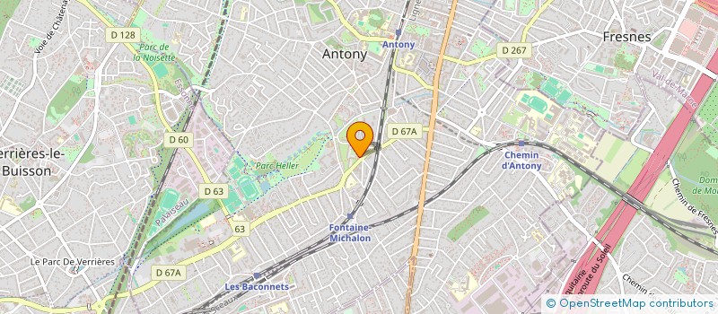 localisation de l'entreprise MADAME EMILIE FRELAT à ANTONY