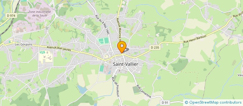 localisation de l'entreprise MADAME EMILIE FRESSARD à SAINT-VALLIER