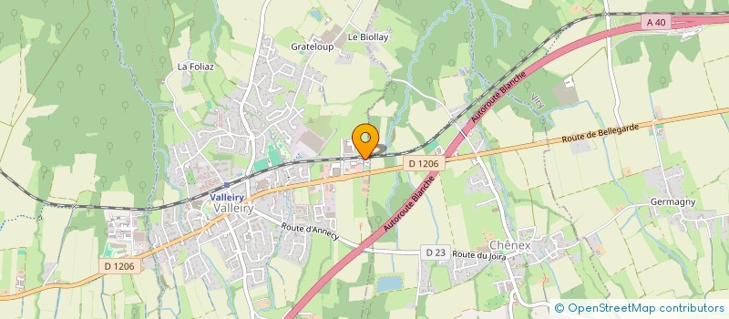 localisation de l'entreprise MADAME EMILIE FRIDMANN  VALLEIRY