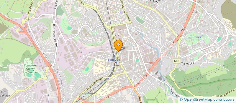 localisation de l'entreprise MADAME EMILIE FROPIER  SAINT-ETIENNE