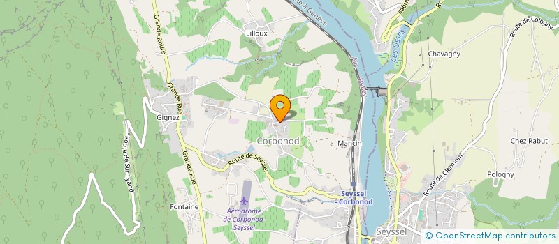 localisation de l'entreprise MADAME EMILIE FUENTES  CORBONOD