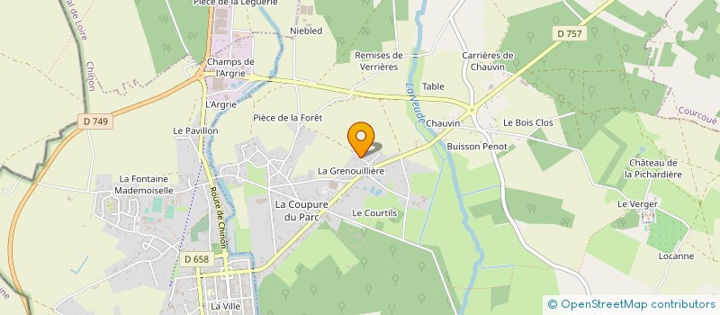 localisation de l'entreprise MADAME EMILIE GAILLARD  CHAVEIGNES