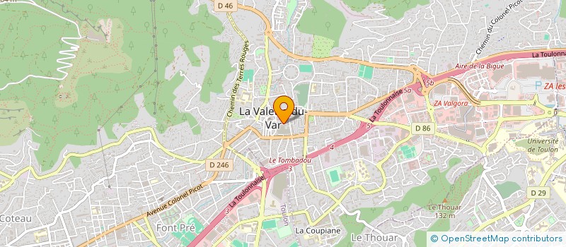 localisation de l'entreprise MADAME EMILIE GARBAIL  LA VALETTE-DU-VAR