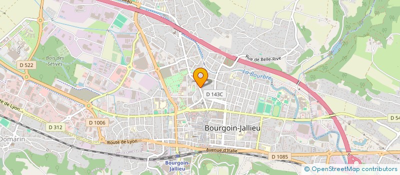 localisation de l'entreprise MADAME EMILIE GARCIA  BOURGOIN-JALLIEU