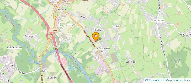 localisation de l'entreprise MADAME EMILIE GARDIN à CONTAMINE-SUR-ARVE