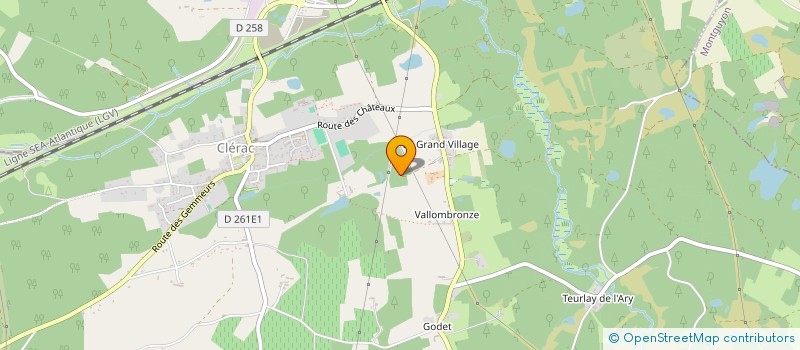 localisation de l'entreprise MADAME EMILIE GARITEAU  CLERAC