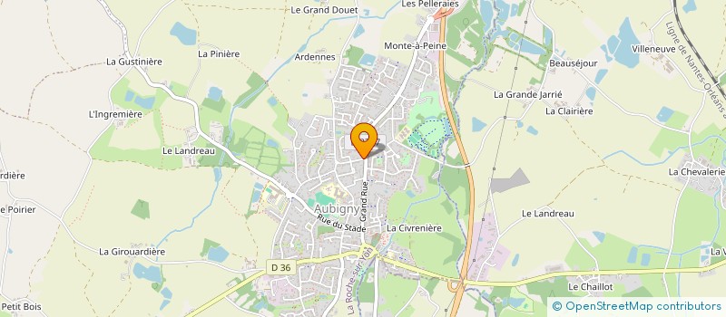 localisation de l'entreprise MADAME EMILIE GARNIER à AUBIGNY-LES CLOUZEAUX