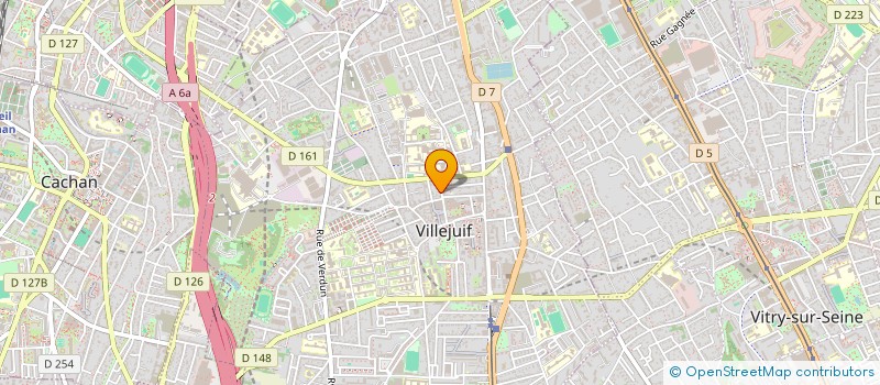 localisation de l'entreprise MADAME EMILIE GARY à VILLEJUIF