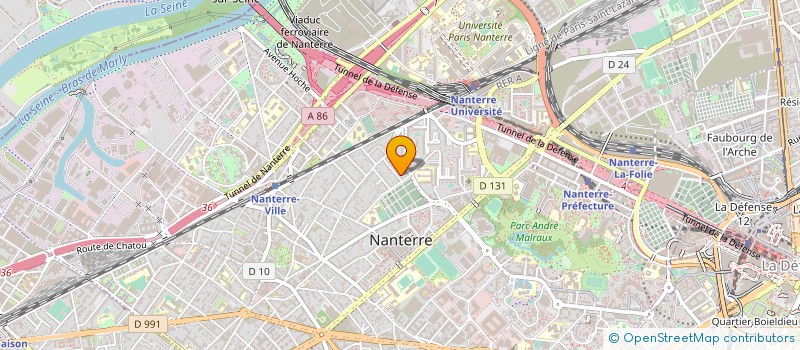 localisation de l'entreprise MADAME EMILIE GASCON à NANTERRE