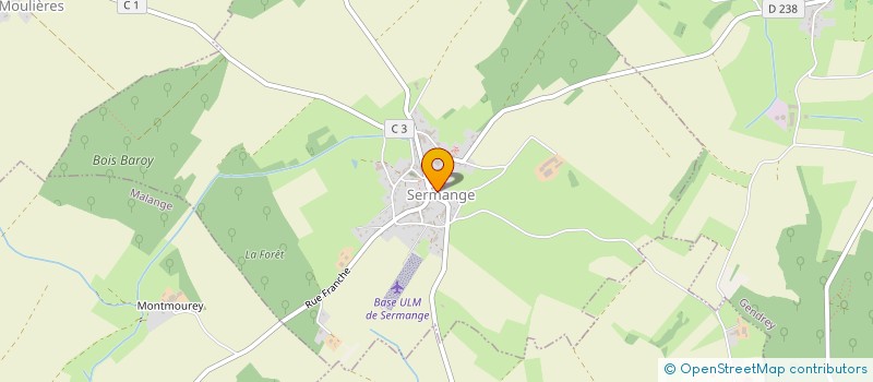 localisation de l'entreprise MADAME EMILIE GASPERINI  SERMANGE