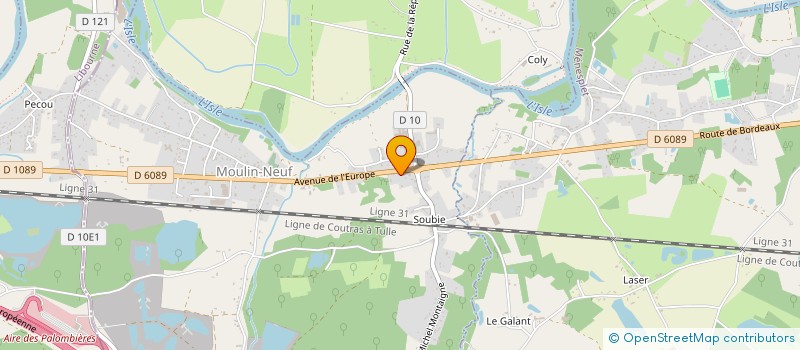 localisation de l'entreprise MADAME EMILIE GASSIE  MOULIN-NEUF