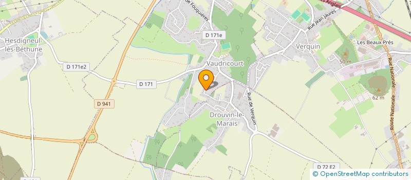 localisation de l'entreprise MADAME EMILIE GAUDEFROY  VAUDRICOURT