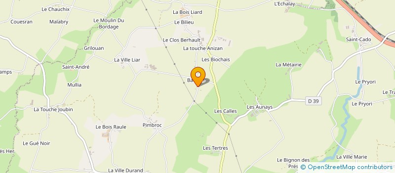 localisation de l'entreprise MADAME EMILIE GAULIER  SEVIGNAC