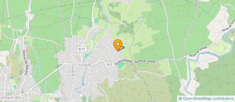 localisation de l'entreprise MADAME EMILIE GAUTHROT  SOREDE