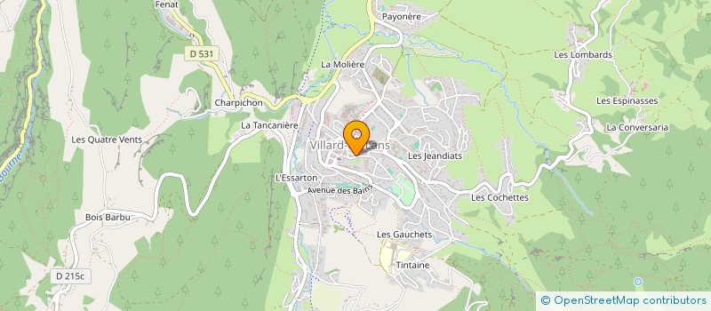 localisation de l'entreprise MADAME EMILIE GAUTIER  VILLARD-DE-LANS