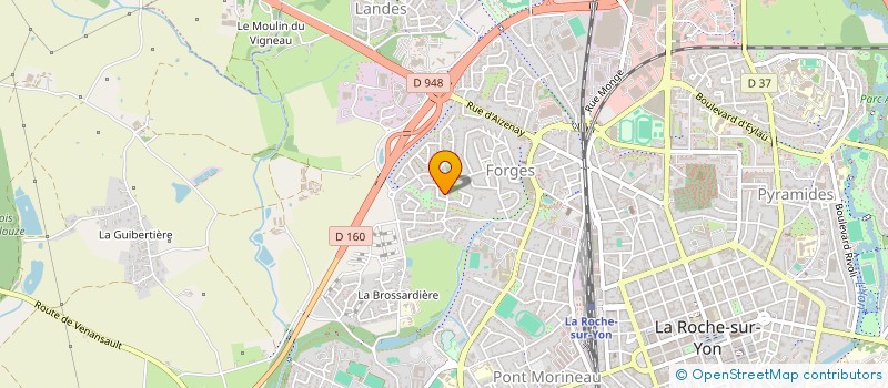 localisation de l'entreprise MADAME EMILIE GAUVRIT à LA ROCHE-SUR-YON