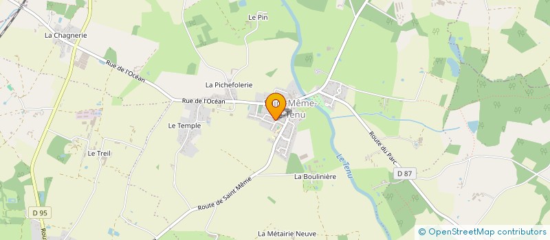 localisation de l'entreprise MADAME EMILIE GAUVRIT  MACHECOUL-SAINT-MEME