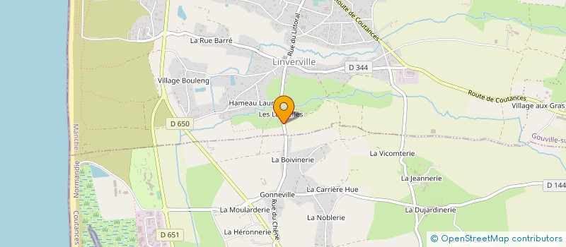 localisation de l'entreprise MADAME EMILIE GAVARD  GOUVILLE-SUR-MER