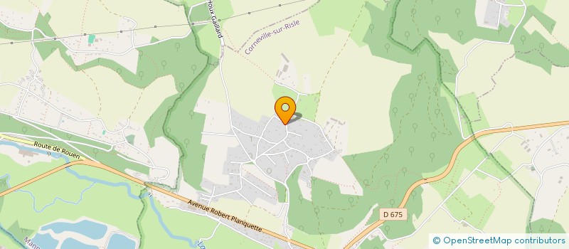 localisation de l'entreprise MADAME EMILIE GAVENS à CORNEVILLE-SUR-RISLE