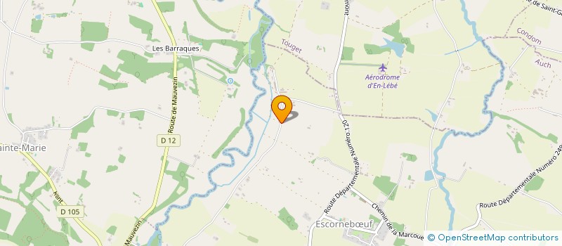 localisation de l'entreprise MADAME EMILIE GAVOILLE  ESCORNEBUF