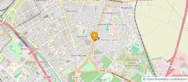 localisation de l'entreprise MADAME EMILIE GAYET  REIMS