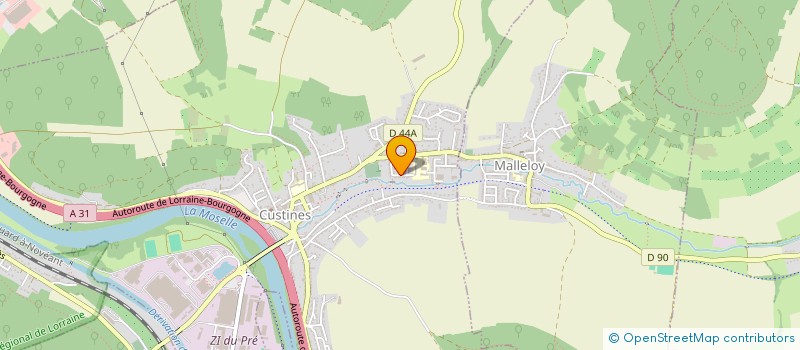 localisation de l'entreprise MADAME EMILIE GELLENONCOURT  CUSTINES