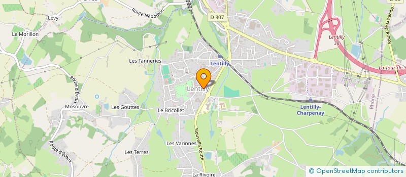 localisation de l'entreprise MADAME EMILIE GENAEDIG  LENTILLY