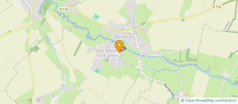 localisation de l'entreprise MADAME EMILIE GENEAU à SAINT-MARTIN-SUR-ECAILLON
