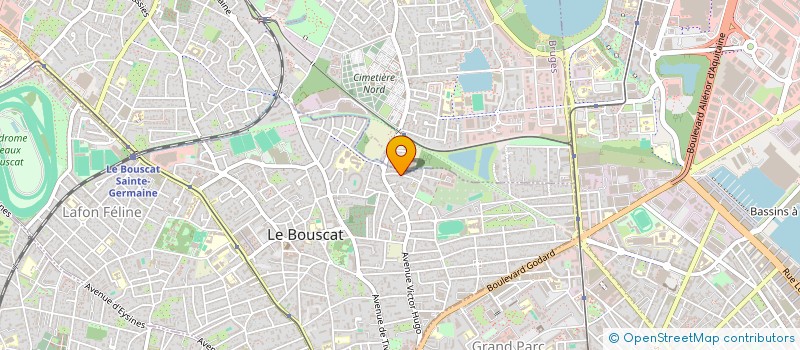 localisation de l'entreprise MADAME EMILIE GENERAT  LE BOUSCAT