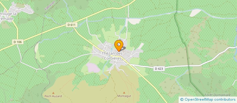 localisation de l'entreprise MADAME EMILIE GERARD  THEZAN-DES-CORBIERES
