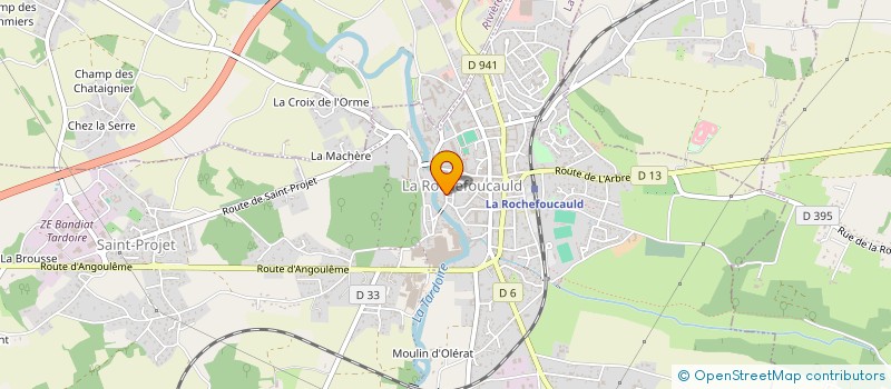 localisation de l'entreprise MADAME EMILIE GERMAIN à LA ROCHEFOUCAULD-EN-ANGOUMOIS