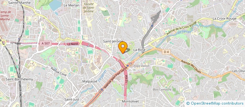 localisation de l'entreprise MADAME EMILIE GIACALONE à MARSEILLE