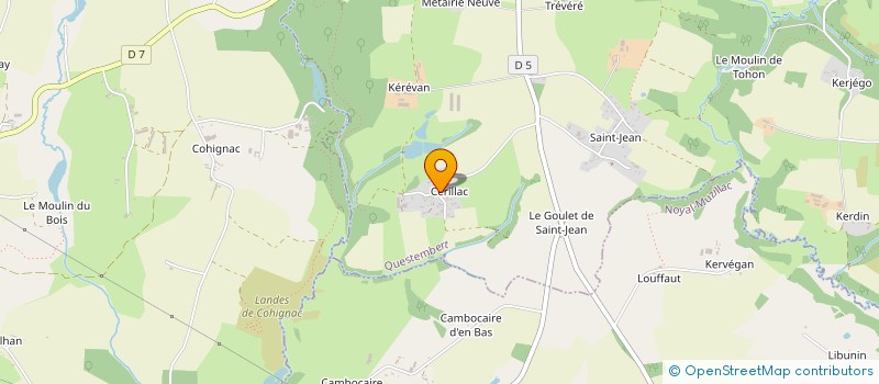 localisation de l'entreprise MADAME EMILIE GICQUEL  QUESTEMBERT