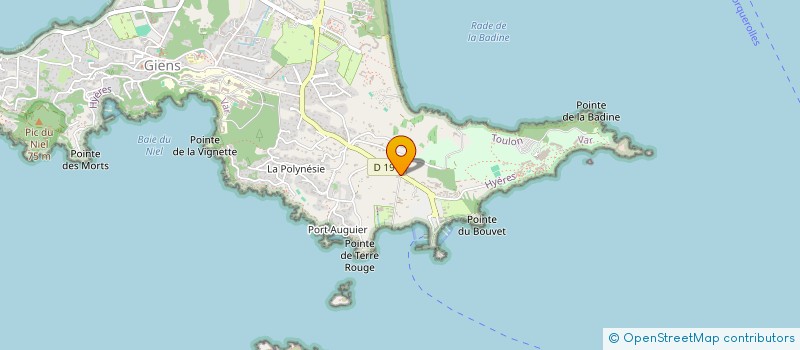localisation de l'entreprise MADAME EMILIE GIGOUT à HYERES