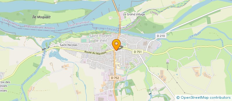 localisation de l'entreprise MADAME EMILIE GILBERT  MAUGES-SUR-LOIRE