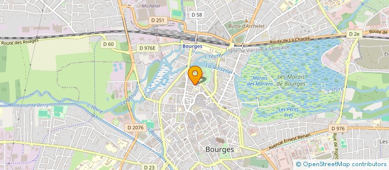 localisation de l'entreprise MADAME EMILIE GIMONET  BOURGES