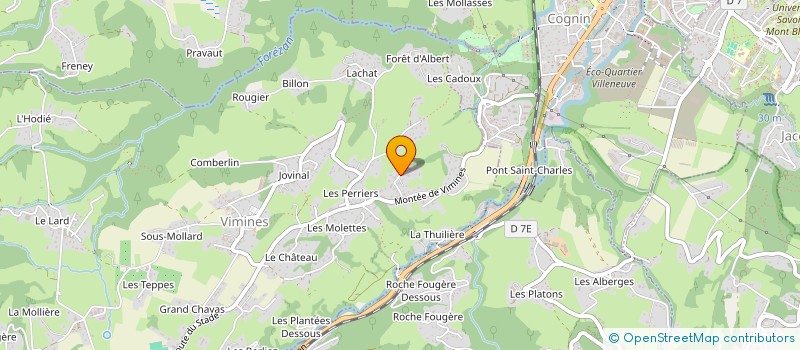 localisation de l'entreprise MADAME EMILIE GIRAUD  COGNIN