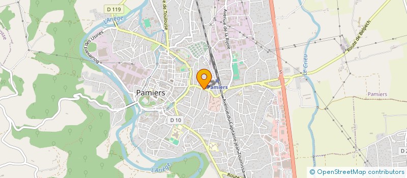 localisation de l'entreprise MADAME EMILIE GIRET à PAMIERS