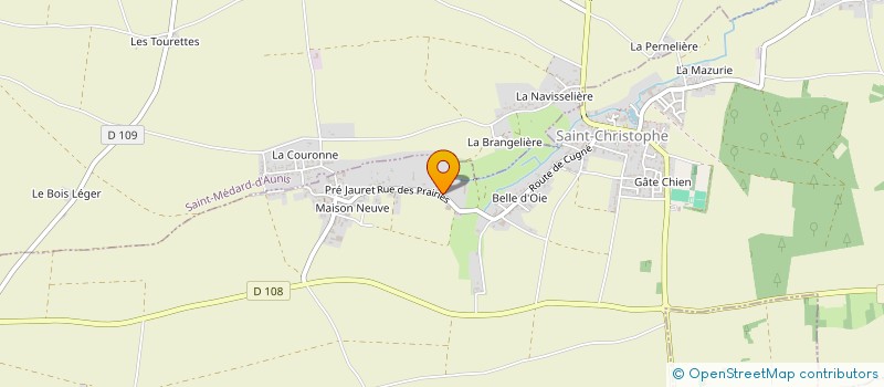 localisation de l'entreprise MADAME EMILIE GIROIRE à SAINT-CHRISTOPHE