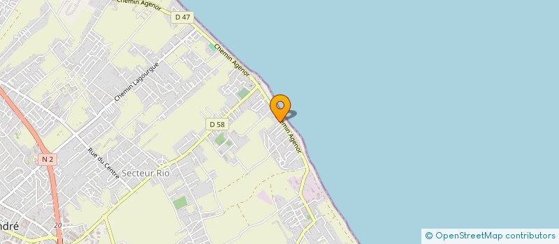 localisation de l'entreprise MADAME EMILIE GODET  SAINT-ANDRE