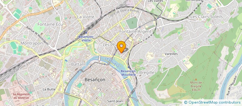 localisation de l'entreprise MADAME EMILIE GODIN à BESANCON