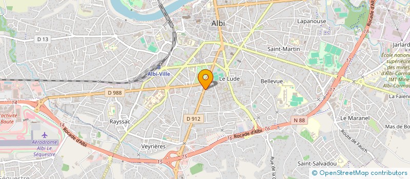 localisation de l'entreprise MADAME EMILIE GOILLOT  ALBI