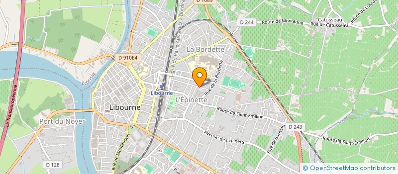 localisation de l'entreprise MADAME EMILIE GOMME à LIBOURNE