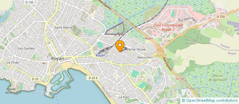 localisation de l'entreprise MADAME EMILIE GONTHIER  LA FERTE-EN-OUCHE