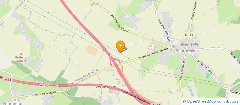 localisation de l'entreprise MADAME EMILIE GORET  BOURNEVILLE-SAINTE-CROIX