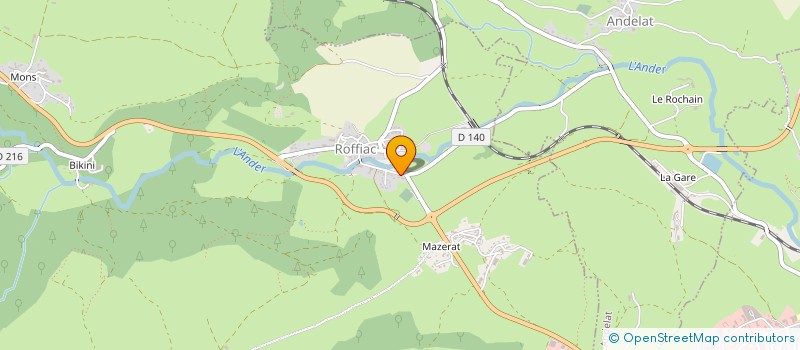 localisation de l'entreprise MADAME EMILIE GORSSE  ROFFIAC