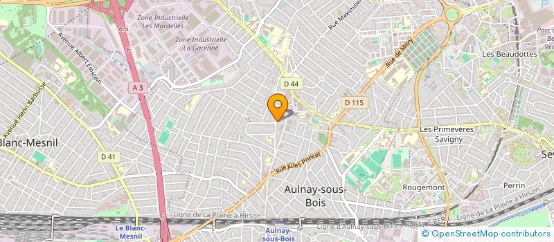 localisation de l'entreprise MADAME EMILIE GOSSELIN à AULNAY-SOUS-BOIS