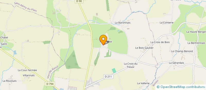 localisation de l'entreprise MADAME EMILIE GOULLET DE RUGY  SAINT-REMY-DU-PLAIN