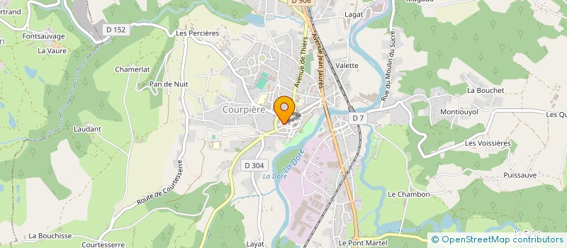 localisation de l'entreprise MADAME EMILIE GOUTAY à COURPIERE