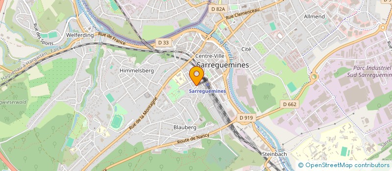 localisation de l'entreprise MADAME EMILIE GOUZY à SARREGUEMINES